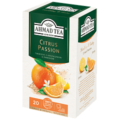 1164 Травяной чай "Цитрус пэйшн"со вкусом и ароматом апельсина и лимона р/п с ярлыком 20х2г в фольге